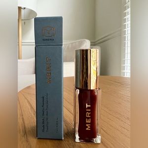 BRAND NEW Merit Shade Slick Tinted Lip Oil in Sangria